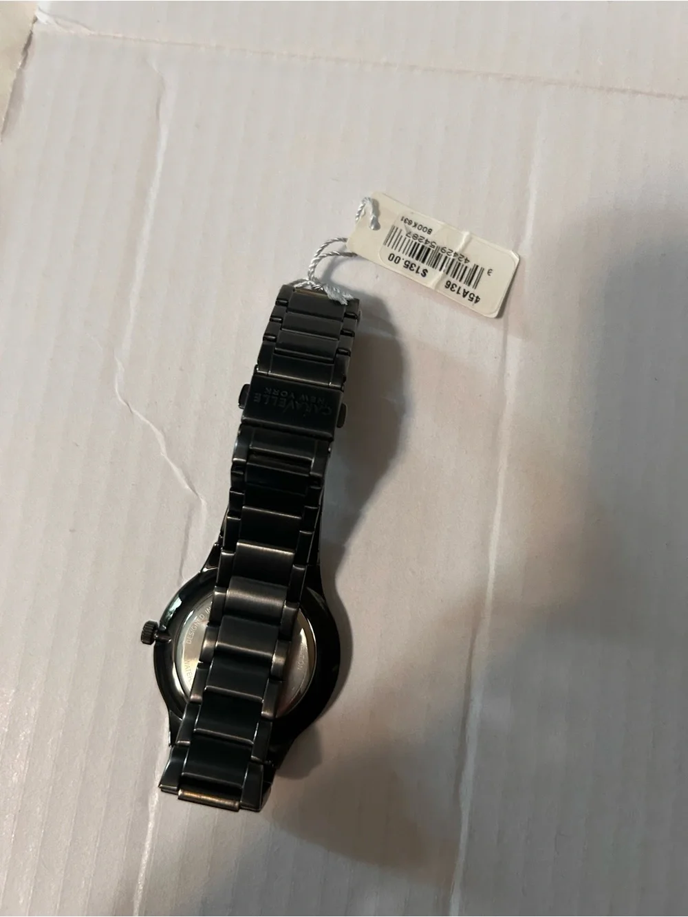 Black Stainless Steel Men’s Chronograph Watch - Unknown Brand